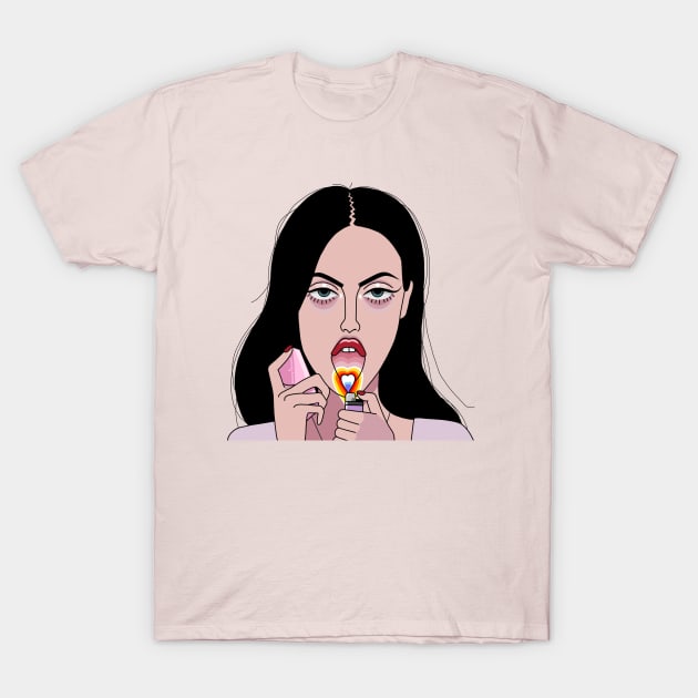 Jennifer's Body T-Shirt by thelamehuman